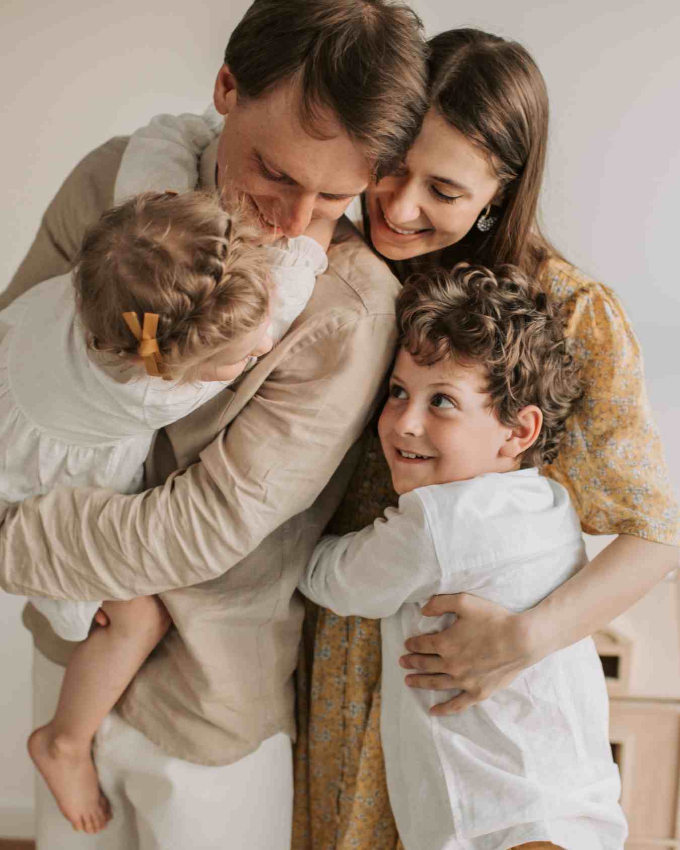 Family and child together